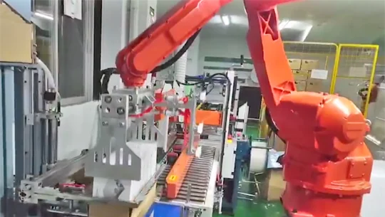 Célula de embalagem automática